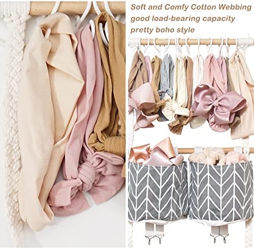 kangaroo Headband Holder Hair Bows Organizer for Baby Girls Nursery Decor - Image 3