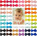 CÉLLOT Baby Hair Clips 50PCS Baby Girls Fully Lined 2" Baby Bows in Pairs by C%C3%89LLOT