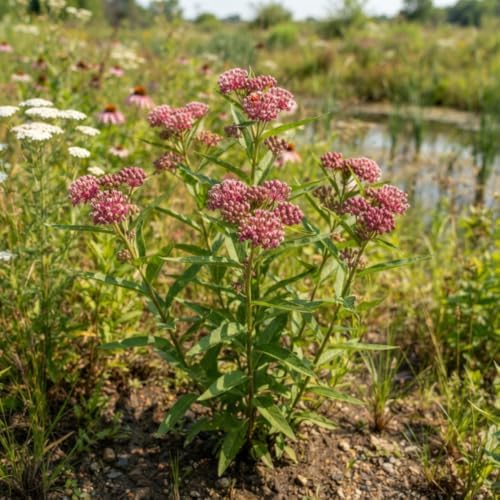 2 Pink Milkweed Plants Live, Milkweed Live Plant, 4-6 Inch Tall - Image 5