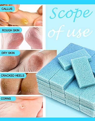 Maryton Disposable Foot Scrubber Pedicure Pumice Stone for Feet, 40PCS - Image 2