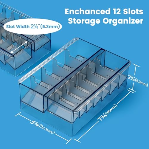 Perfitech Clipper Guard Holder Organizer with 12 Slots, Sturdy PC Material - Image 5