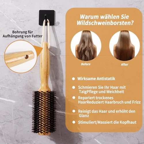 Vista Round Hair Brush - Image 6