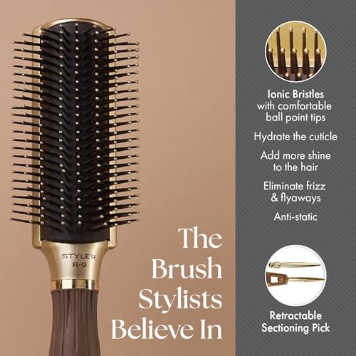 Olivia Garden Ceramic + Ion Nano Thermic Styler Hair Brush - Image 4