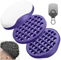 FIABC Silicone Curl Brush,Africa Comb,Magic Curly Hair Brush Twist Hair,Afro Pick,Men Women Boys Girls Wave Curler Tool,1 Set (Purple) by FIABC