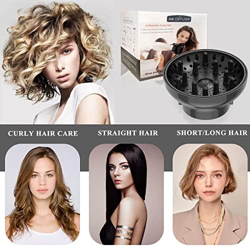 Hair Dryer Diffuser Attachment Universal Adjustable Professional Salon Tool for Curly Hair Fits Most Kinds of Blow Dryer Diameter 4.3-6.5CM - Image 5