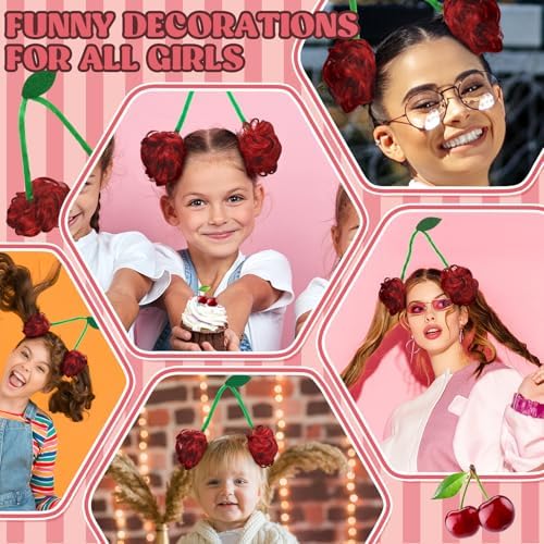 Cherry Hair Clip Kit Crazy Hair Day - Image 5
