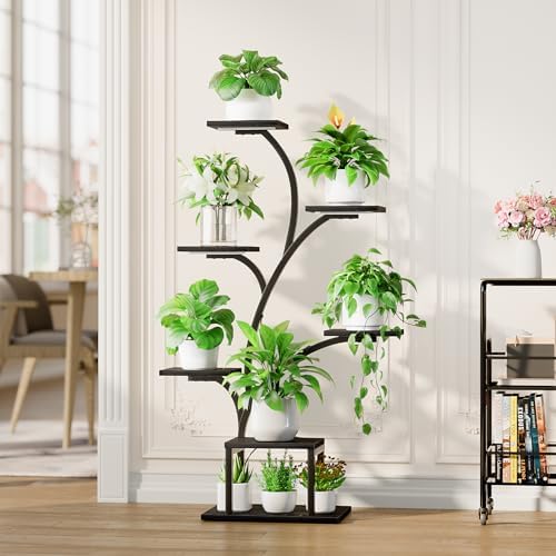 BACEKOLL Plant Stand Indoor with Grow Light, 7 Tier 49" Lighted Plant Shelf - Image 5