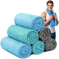 Microfiber Gym Towels for Showering Working Out Quick Dry Negative ions Large Middle Small Sizes Lightweight Gym Towel for Men Women Tennis Sports Towels for Body Hot Yoga Fitness Essentials by SOOWASH