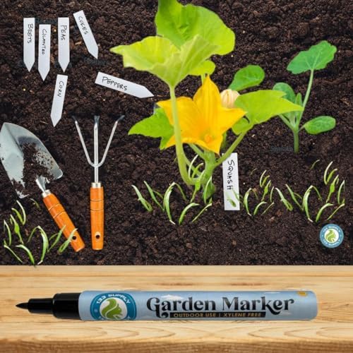 Garden Marker Pen (6 Pack) | Weather & UV Fade Resistant Black Permanent Markers for Plant Labels, Nursery Tags, Garden Tools, and Outdoor Use - Image 3