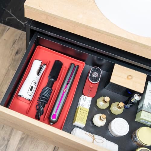Hot Tools Organizer | Heat-Resistant Mat for Styling Tools up to 428°F | Drawer Organizer | 14.75" x 9.5" x 1" - Image 4