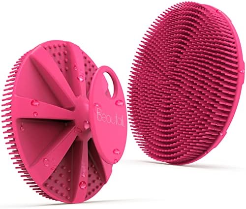 Silicone Body Scrubber, BEAUTAIL Gentle Exfoliating Shower Brush for Body by BEAUTAIL