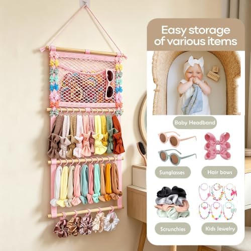kangaroo Headband Holder Hair Bows Organizer for Baby Girls Nursery Decor - Image 2