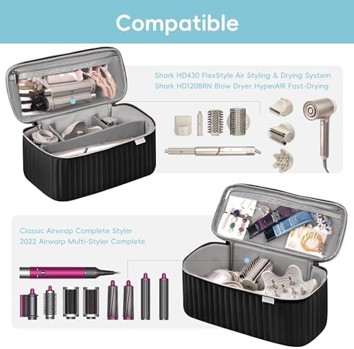 Lexeeco Hair Dryer Tools Travel Bag for Shark Flex Style Fusion Attachment - Image 5