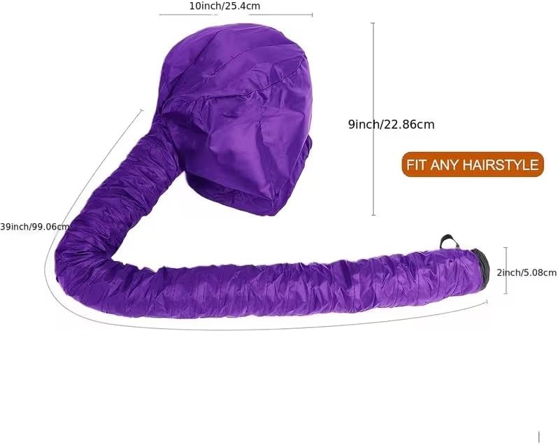 Soft Bonnet Hair Dryer Cap for Women, Portable Salon Hat - Image 3