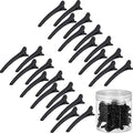 Geosar 24 Pcs Hair Sectioning Clips, Plastic Hair Clips,Black by Geosar