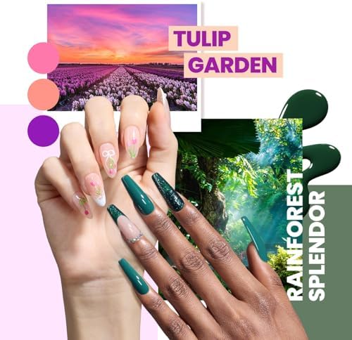 Beetles Gel Nail Polish Kit with U V Light and Nail Tips -86Pcs 45 Colors - Image 6
