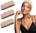 FIRSTPELLA 3 Pack Wig Grip Band for Women Girls,Wig Accessories for Women,Elastic Bands for Wig,Adjustable Velvet Wig Band for Keeping Wigs in Place, No-slip Wig Grip Headband (Beige) by FIRSTPELLA