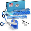 CALMING CLIPPER® - The Silent, Gentle Haircutting Kit for Children with Autism and Sensory Sensitivity - Includes Barber Cape (20pcs Left Handed) by Calming+Clipper