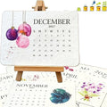 Plantable Love Seed Calendar 2027 with 12-Month Wildflower Paper (1Pcs) by Xiuboo