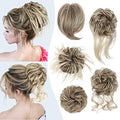 HMD 5 Pieces Messy Hair Bun Hairpiece Tousled Updo for Women by HMD
