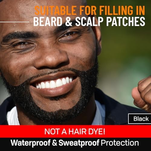 Beard Pen Filler for Men - Barber Styling Grooming Pencil - Black - Image 5