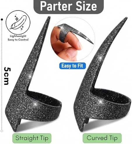 My Hair Tools Hair Parting & Sectioning Ring – Stainless Steel Finger Braiding Pick Tool for Dreadlocks, Wigs, Weaves, Hair Extensions – Quick Install Styling Tool for Salon & Home Use (CPF-30) - Image 3
