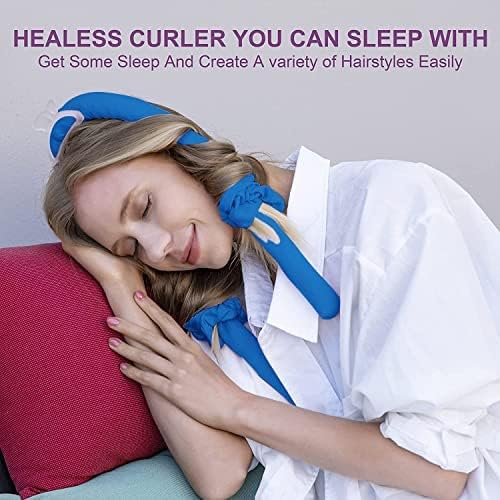CORATED Heatless Curling Rod Headband, No Heat Silk Ribbon Rollers for Overnight Curls, Curls Styling Kit with Hair Clips and Scrunchie for Long and Medium Hair - Image 5