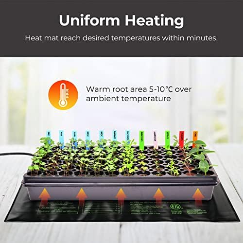 BN-LINK Reptile Thermostat Controller and Heat Mat for for Seed Germination, Reptiles and Brewing Breeding Incubation Greenhouse - Image 4