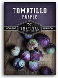 Purple Tomatillo Seeds for Planting - 1 Pack by SurvivalGardenSeeds