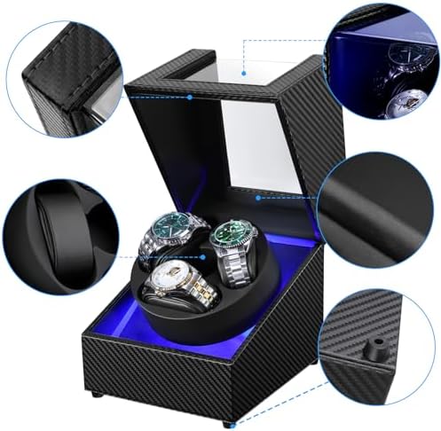 Anyasun 3 Watch Winder for Automatic Watch,Japanese Quiet Motor - Image 6