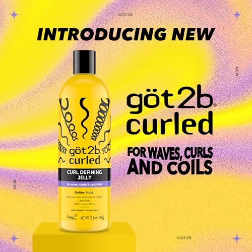 got2b Curled Defining Jelly, Curl Gel for Wavy to Coily Hair - Image 2
