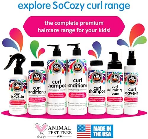 SO COZY Kids Curl Leave In Conditioner + Therapy Spray, 5.2 Fl Oz - Image 6