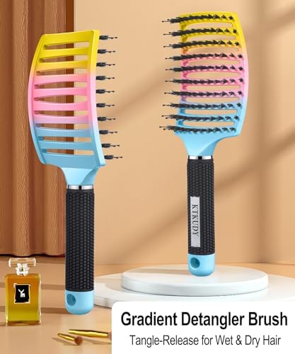 Detangling Brush for Women & Kids, Wet & Dry Hair, All Hair Types - Image 2