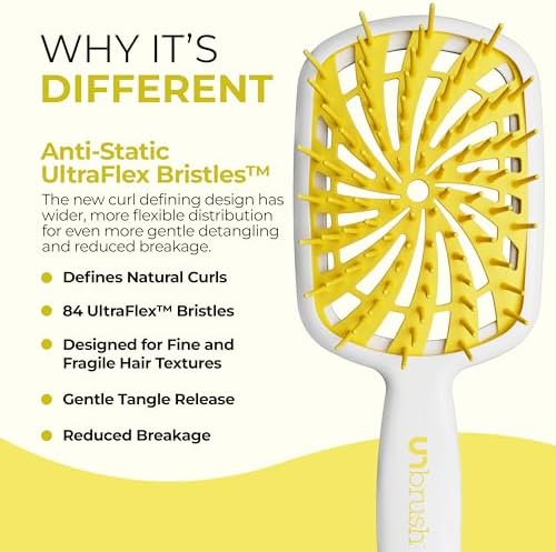 FHI Heat UNbrush Plus Ultra-Light Detangling Brush for Fine & Fragile Hair - Image 4