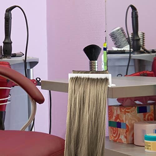 Nuogo 2 Pieces Hair Extension Holder, Acrylic Braiding Rack, Black, White - Image 4