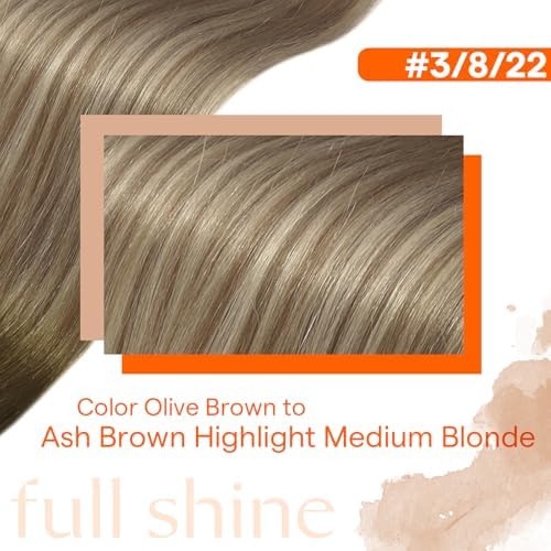 Full Shine Genius Weft Hair Extensions Real Human Hair 20 Inch 80g - Image 6