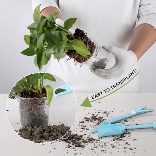 36 Pcs 6/5/4/3.5 In Clear Nursery Plant Pots with Drainage Holes, 20 Labels - Image 5