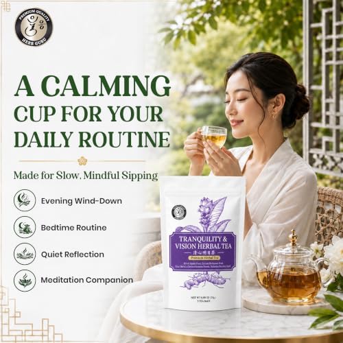 Herb Guru Herbal Tea, Tranquility Jujube & Lotus Seed, 5 Bags (50 Cups) - Image 4