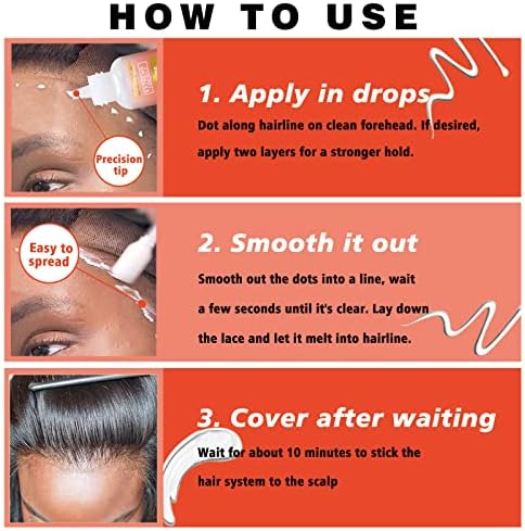 Lace Front Wig Glue Set - Waterproof With Tools, Hair Wax Stick, Remover, Edge Control Wax, Wig Band, and Dual Brush - Image 4