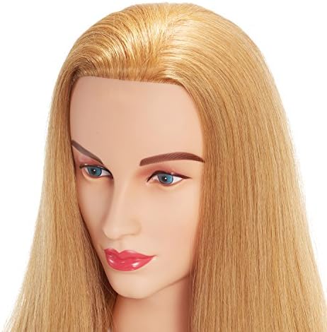 Hairingrid Mannequin Head 20"-22" 100% Human Hair Training Manikin Head - Image 3