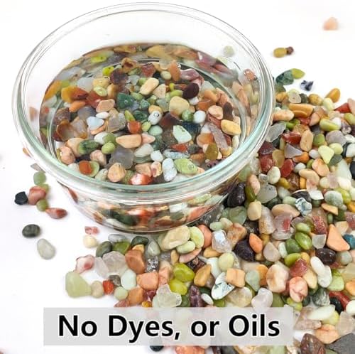 YISZM 5LB Succulent and Cactus Colorful Pebbles, 3/8 Inch Stones - Image 3