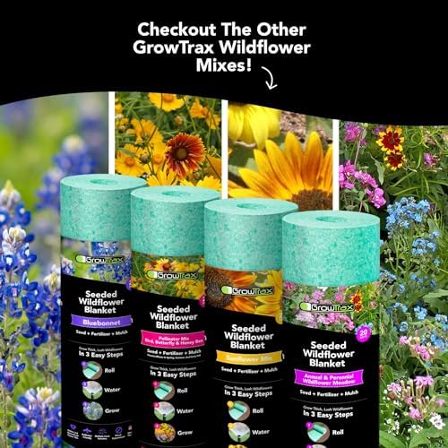 Growtrax Pollinator Wildflower & Sunflower Seed Mix - 40 Sq Ft - Image 6
