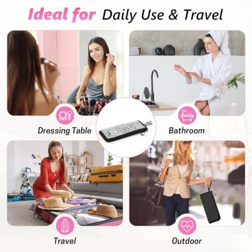 2-in-1 Heat Resistant Mat & Storage Bag with Pocket for Hair Tools - Image 7