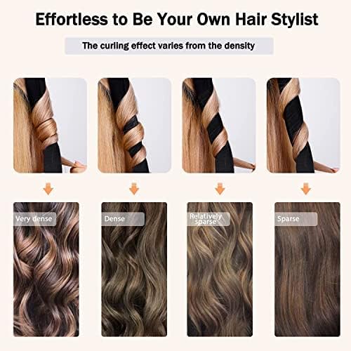 CORATED Heatless Curling Rod Headband, No Heat Silk Ribbon Rollers for Overnight Curls, Curls Styling Kit with Hair Clips and Scrunchie for Long and Medium Hair - Image 3
