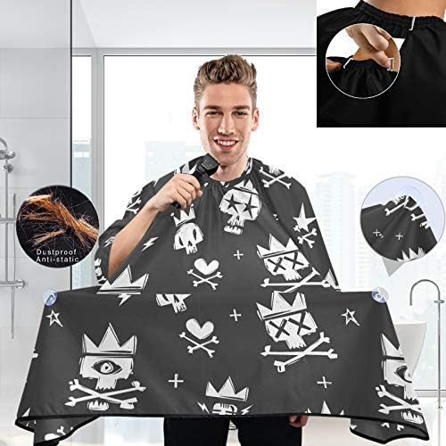 visesunny Professional Barber Cape Polyester Hair Cutting Salon Cape Apron Anti-Static Beard Bib Grooming Apron - Image 3