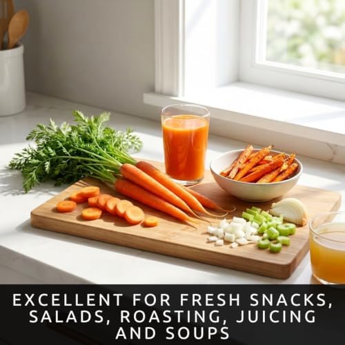 Scarlet Nantes Carrot Seeds for Planting | Sweet Crisp Roots | 100 Seeds - Image 3