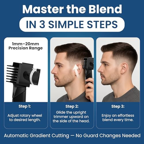 247 Groomed Self Haircut Trimmer for Men, Electric Hair Grooming Kit - Image 2