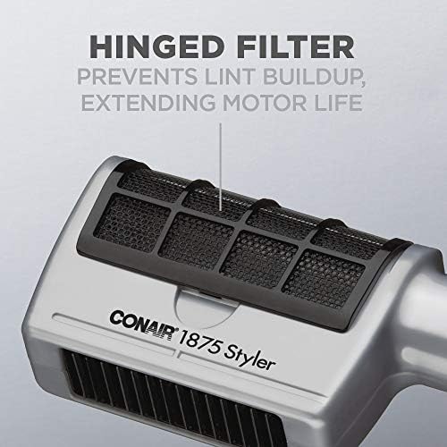 Conair 3-in-1 Styling Hair Dryer, 1875W Hair Dryer with 3 Attachments - Image 7