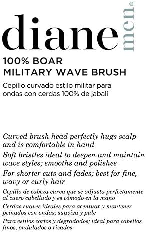 Diane Curved, Boar Military Brush D1002, Soft Bristles (Pack of 2) - Image 6