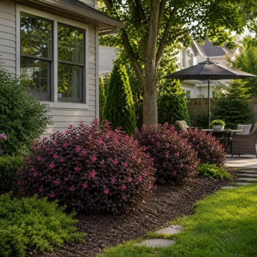Loropetalum Red Chocolate I 20 Live Plants I Chinese Fringe Flower I Deep Burgundy Foliage with Pink Flower Accents - Low-Maintenance, Drought-Resistant Shrub - Image 4